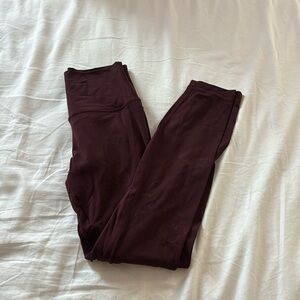 Lululemon align legging maroon 25inch